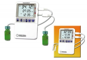 Control Co Traceable Hi-Accuracy Refrigerator Thermometers - Traceable Fridge Thermometer, 2 Regular Probe - 4240