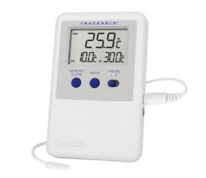 Control Company Traceable Refrigerator / Freezer Thermometer - Traceable Refrigerator / Freezer Thermometer with 2 Probes - 4731