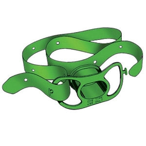 Conmed ScopeSaver Bite Blocks - Large Bite Block, Flexible Side-Port Opening for Suction Tube, 14 mm x 27 mm, Green - 001429