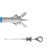 Conmed Bend-A-Beam Malleable ABC 9" Surgical Hand Piece - OptiBite Biopsy Forceps, Coated Alligator Cup with Needle, 2.30 mm x 230.00 cm - 100575