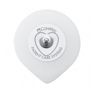 Conmed ECG Electrodes - General Purpose Monitoring - Diaphoretic Adult ECG Electrodes, Gel / Foam Snap-Style Teardrop, 3/Pouch - 1870-003