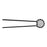 Conmed Round Diamond Burs - Round Diamond Bur, Grit, 140-170, 6 mm x 38 mm - E6160