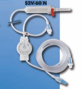 Conmed STAT 2 Pumpette Gravity Control Devices - STAT 2 Pumpette Needle-Free Extension Set, 12" Length, with 1 Swabbable Valve "Y" Site, Distal Luer / Slip Lock Connector, 60 Drop / mL - S2V-60 N