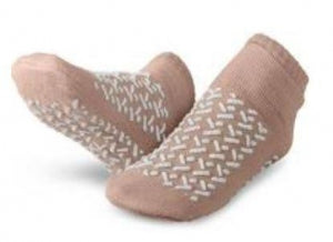 Century Hosiery Double Tread Slippers - Double Tread Slippers, Beige, XL - CLDB14