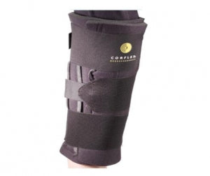 Corflex Inc Compression Knee Immobilizers - Compression Knee Immobilizer with Pockets and 2 Gels, 20" Long - 75-2052-000