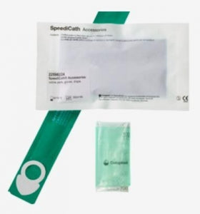 Coloplast SpeediCath Standard Catheter with Insertion Supplies - Ready-to-Use Speedicath Catheter, Male, 8 Fr, 14" - 28481