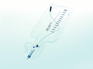 Coloplast Self-Cath Closed Systems with Insertion Supplies - Self-Cath Closed System Intermittent Catheter with Insertion Supplies, Prelubricated, Olive Coudé Tip, Guide Strip, Sterile, 1100 mL, 14 Fr x 16" - 3614