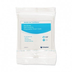 Coloplast Corp EasiCleanse No Rinse Washcloth - EasiCleanse Bath Washcloth, No Rinse, 8 Cloths / Pack - 7058