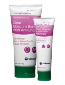 Coloplast Critic-Aid Clear AF Ointments - Critic-Aid Clear Moisture Barrier Ointment with Antifungal, 4 g Packet - 7570