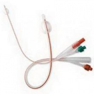 Coloplast Folysil 2-Way Coudé Tip Foley Catheters - Folysil 2-Way Silicone Catheter, Coudé Tip, 10 cc, 14 Fr - AA6314