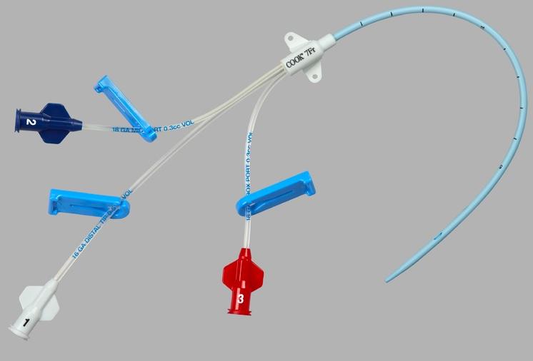 Triple Lumen Central Venous Catheter Sets by Cook Inc