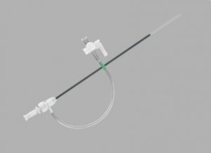 Cook Inc Flexor Introducer - Flexor Introducer with Small Check-Flo Valve, 6 Fr, 2.2 mm ID, 45 cm Length - G09809