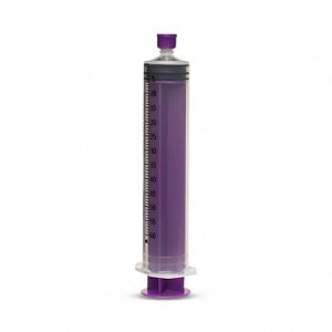 Cardinal Health Monoject ENFit Enteral Feeding Parts - 60 mL Syringe with ENFit Tip, Purple - 8881160015