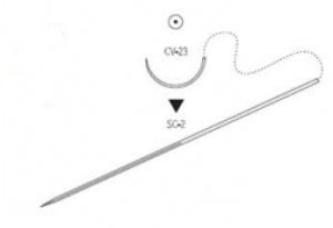 Medtronic Flexon Sutures - Flexon Suture, 3/0, 24", T-31/C-S1 Needles, Double Armed - 88862592-43