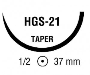 Medtronic Maxon Green Synthetic Absorbable Sutures - Maxon Green Suture, Size Taper Point, Size 0, 36", T-56/HGS-21 Needles, 1/2 Circle - 8886633961