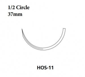 Medtronic Polysorb Suture - Polysorb Suture, HOS-11, Undyed, Size 0, 30" - CL-537