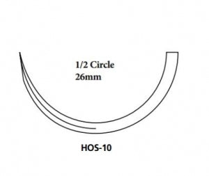 Medtronic Polysorb Suture - Polysorb Suture, HOS-10, Undyed, Size 1, 30" - CL-581