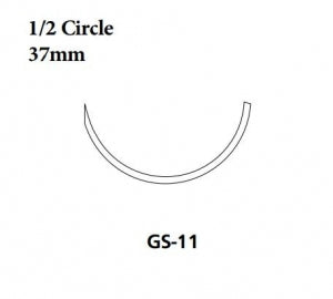 Medtronic Polysorb Suture - Polysorb Suture, GS-11, Violet, Size 2-0, 36" - CL-916