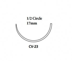 Medtronic Polysorb Suture - Polysorb Suture, CV-23, Violet, Size 5-0, 30" - UL-202