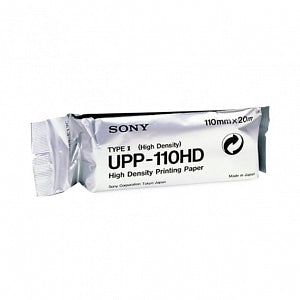 Cardinal Health Sony UPP-110HD High-Density Thermal Paper - Sony Digital Imaging Media, UPP-110HD Film, Black and White, Mfr. #30751541 - UPP-110HD