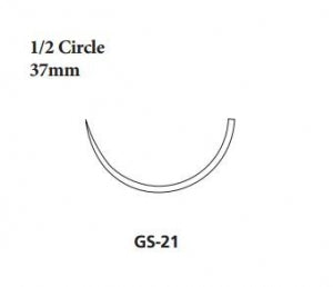 Medtronic USA V-LOC 180 Absorbable Wound Closure Suture - V-LOC 180 GS-21 Size 3-0 9" Absorbable Wound Closure Device, Green - VLOCL0344