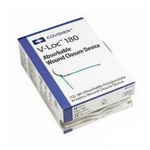 Medtronic USA V-LOC 180 Absorbable Wound Closure Suture - V-LOC 90 P17 Size 3-0 18" Absorbable Wound Closure Device, Undyed - VLOCM1824