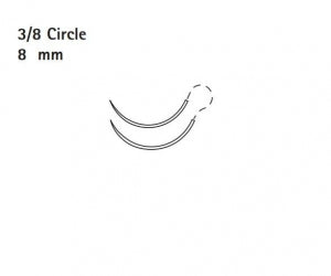 Medtronic Surgipro II Sutures - Surgipro-II Suture, Blue, 7/0, 18", MV-175-8 - VP-734-MX