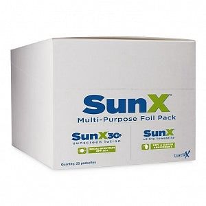 Coretex Products, Inc. Sun X SPF 30+ Broad Spectrum Sunscreen Lotion - Broad Spectrum Sunscreen, Mutlipack of 30 - 71440-MP