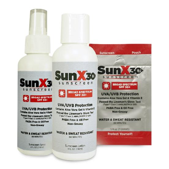 Sun X 30+ Sunscreen Dispenser and Refill by Coretex Products