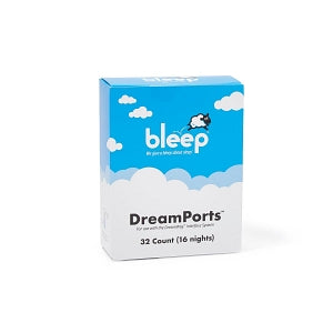 Bleep, Llc. Medline Exclusive - DreamPort CPAP / Bi-Level Mask Solution - Bleep DreamPorts, 32 Ports / Box - 1000382