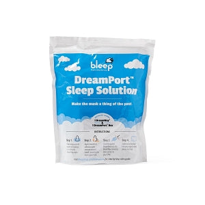 Bleep, Llc. Medline Exclusive - DreamPort CPAP / Bi-Level Mask Solution - Bleep DreamPort CPAP Mask Solution Kit, Each Kit Includes 1 DreamWay and 1 Box of DreamPorts - 100383