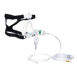 Pulmodyne GO-PAP Emergency CPAP Systems - GO-PAP CPAP System with BiTrac ED Mask, Standard Headgear, Nebulizer Canister and Neb-Connect, Adult Medium - 313-4602NC