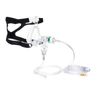 Pulmodyne GO-PAP Emergency CPAP Systems - GO-PAP CPAP System with BiTrac ED Mask, Standard Headgear, Nebulizer Canister and Neb-Connect, Adult Large - 313-4603NC