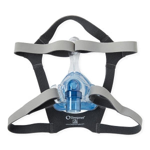 Sleepnet NIV Innova AIRgel CPAP Masks - Innova Hospital Airgel CPAP Mask with Headgear, Non-Vented, No Leak Port, 3.77"D x 2.99"W x 2.67"H Mask, Size M / L - 50595