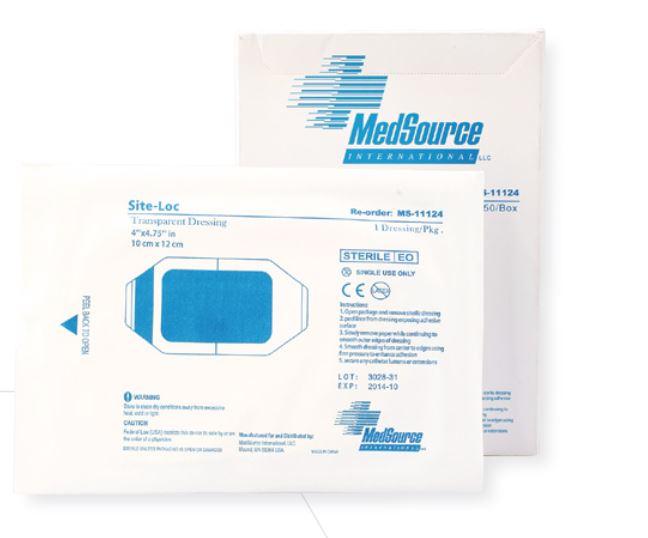 Site Loc Transparent Dressing by MedSource Int'l