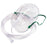 MedSource Int Medium Concentration Oxygen Masks - Face Mask, Adult, 7' Oxygen Supply Tubing, PVC F / MD - MS-26041