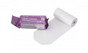 SONY High-Glossy Black & White Media - Sony High-Gloss Black and White Media Thermal Print Paper - UPP-110HG