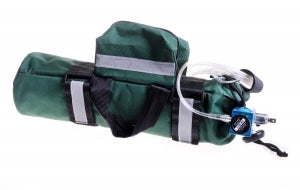 Medline Oxygen Cylinder Sleeve Bags - O2 Bag Sleeve, Green - CPR33313G