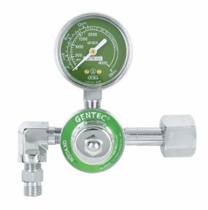 Genstar Technologies Co Inc EMT Brass Oxygen Regulators - 50 PSI Brass Oxygen Regulator with 1 Check Valve and 540 CGA Connection - 195M-540-D