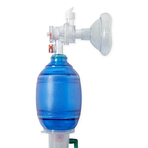 Medline Pediatric Manual Resuscitators - Pediatric Manual Resuscitator with Bag Reservoir, Filter, Manometer and 3 Masks - CPRM2216FM3