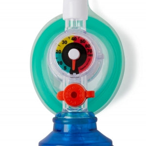 Medline Pediatric Manual Resuscitators - Pediatric Manual Resuscitator with Bag Reservoir, PEEP Valve and Manometer - CPRM2216PM