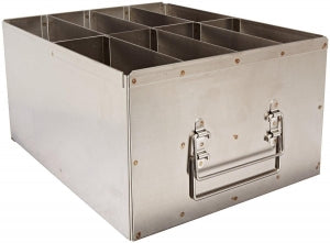 Corning 100 Place Microtube Box with Hinged Lid, PP - RACK, HORIZONTAL, 8 BOX, FITS UPRIGHT FRZER - R8316