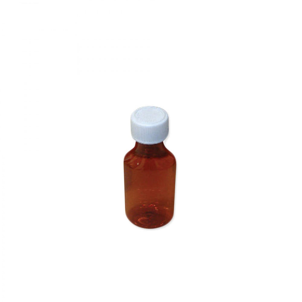 Bottle With Child-Resistant Cap Plastic 4 Oz Amber 200 Per Box