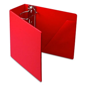 Cardinal Brands Slant-D Ring Binders - SuperStrength 5" Capacity Locking 8.5" x 11" Slant-D Ring Binder, Red - 11952