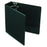 Cardinal Brands Slant-D Ring Binders - Performer ClearVue 3" Capacity Nonlocking 8.5" x 11" Slant-D Ring Binder, Black - 17601