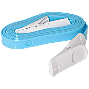 Crest Healthcare Sanipull Pullcords - Super Sanipull 6-ft. Switch Saver for Overbed Light with 2 Clips, Blue - 115378