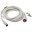 Crest Healthcare EconoCall Call Cords - 12-ft. Econocall Jeron 8-Pin DinPlug Call Cord, White - 117728-12