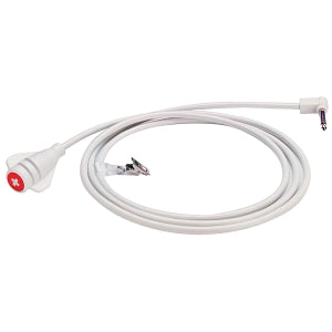 Crest Healthcare Call Cords - CleanCall White 0.25" 2-Conductor with 12-ft. Cord - 8900W-12