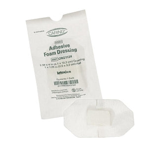 Medline Caring Foam Spot Dressing - Caring Foam Spot Dressing, 2"x4" - CRG1124