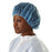 Medline Single-Ply Polypropylene Bouffant Caps - Single-Ply Spunbond Polypropylene Bouffant Caps, 21", Blue - CRI1001